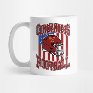 Retro Commanders Football Mug